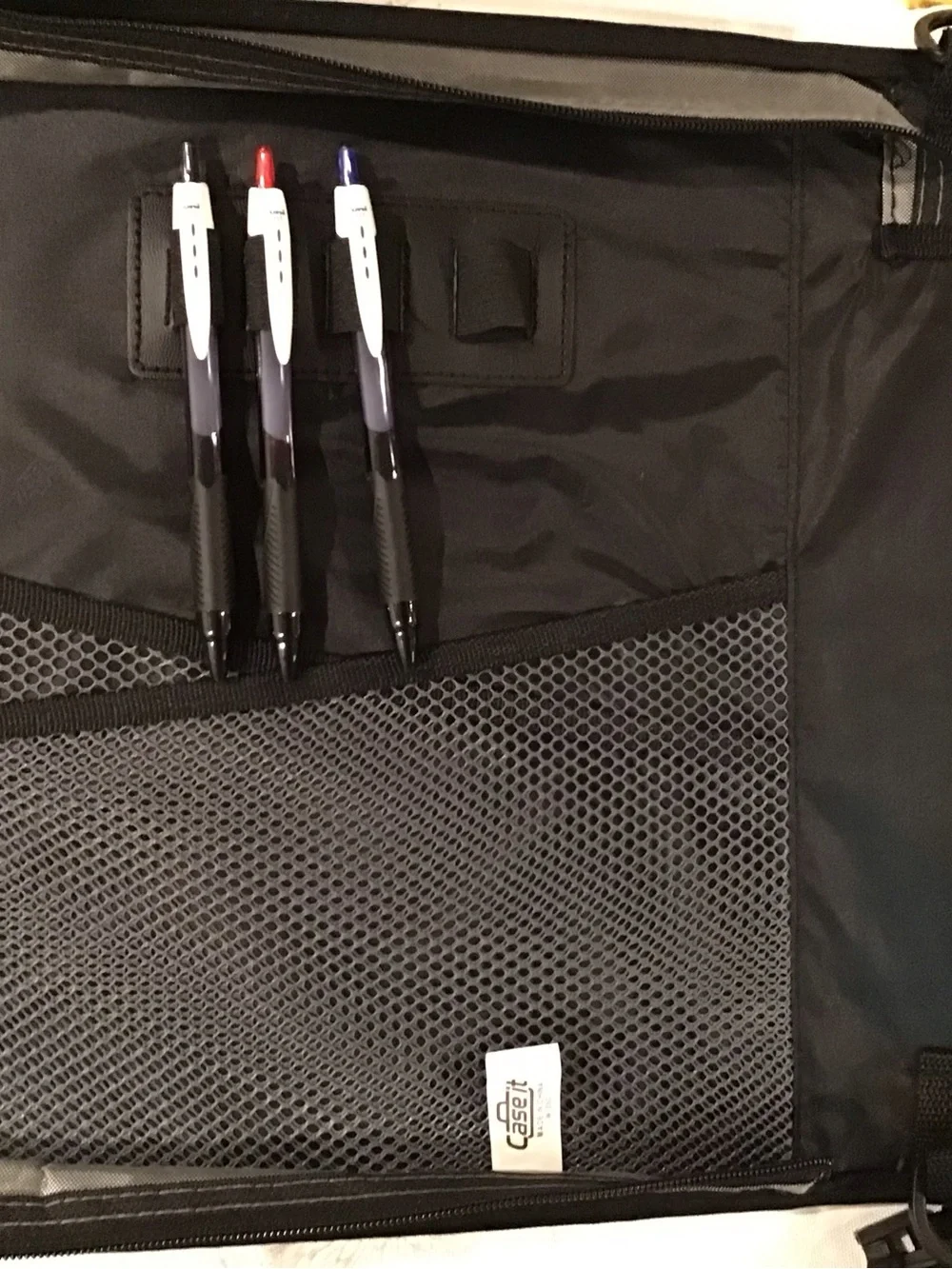 Case It Mighty Zip Black and Gray Carrying Case with Shoulder Strap